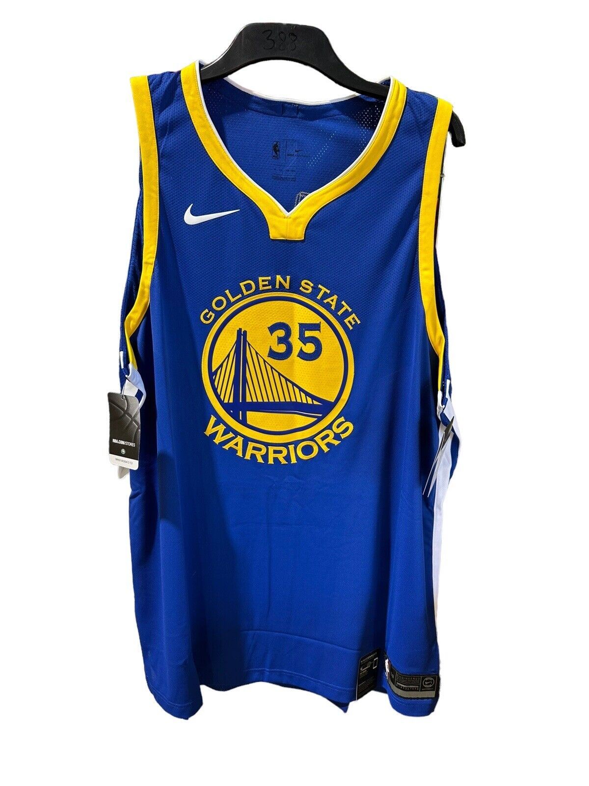 Authentic durant store warriors jersey